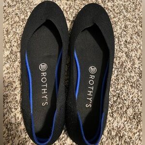 Rothy’s black flats size 9